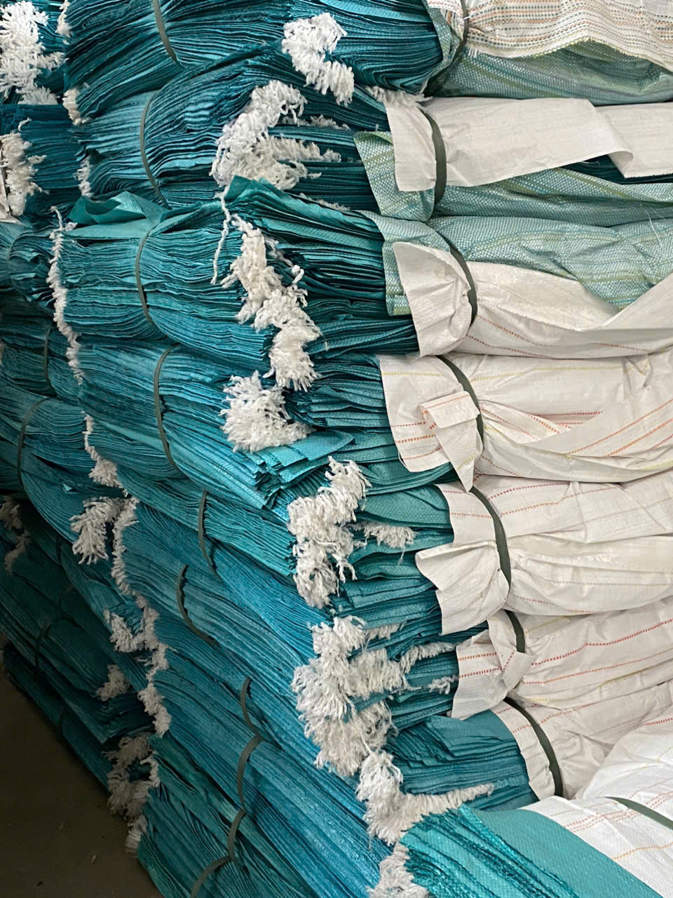 Bao tải xanh dương